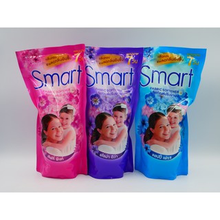 Smart สมาร์ท น้ำยาปรับผ้านุ่ม 450 มล. แพค3ถุง