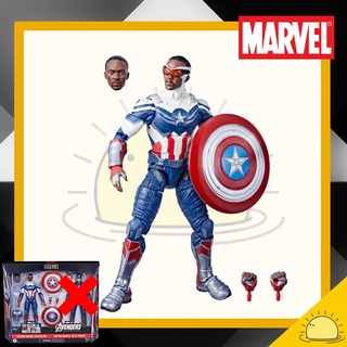 Hasbro Marvel Legends Series Captain America 2-Pack - Sam Wilson แยกจากแพคคู่ ไม่มีกล่อง