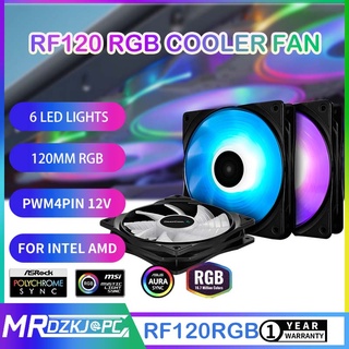 [พร้อมส่ง]Deepcool Rf120 พัดลมระบายความร้อน CPU RGB 120 มม. 3 in 1 4PIN 12V สําหรับคอมพิวเตอร์ PC