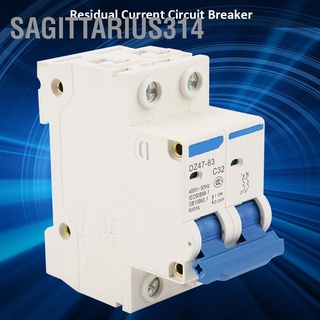 Sagittarius314 Dz47-63 เบรกเกอร์วงจร 2 ขั้ว 32A Rccb 220/380V