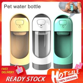 ♦RAN♦Leak-proof Pet Water Bottle Dispenser Dog Feeding Bowl Drinking Cup with Filter