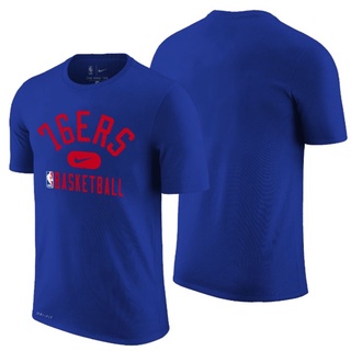 เสื้อยืด ลายบาสเก็ตบอล Nba Philadelphia 76ers Sixers 2021/22