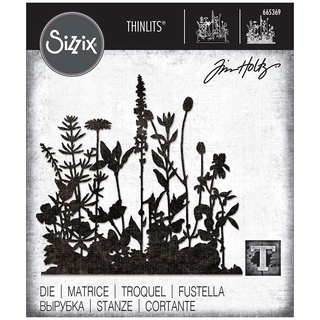 Sizzix Thinlits Die - Flower Field by Tim Holtz