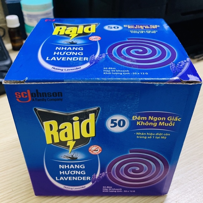RAID SC.JOHNSON MOSQUITO INCENSE 50 ดอก