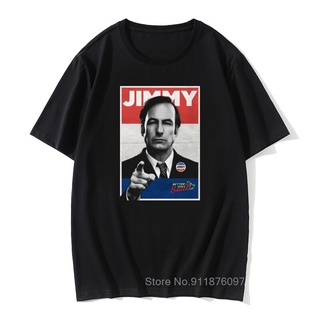 【2022New】เสื้อยืดผู้ชาย คลาสสิกและไม่ซ้ำใคร Vote Jimmy The Lawyers Better Call Sauls Good Tv Series Tees Short Sleeve