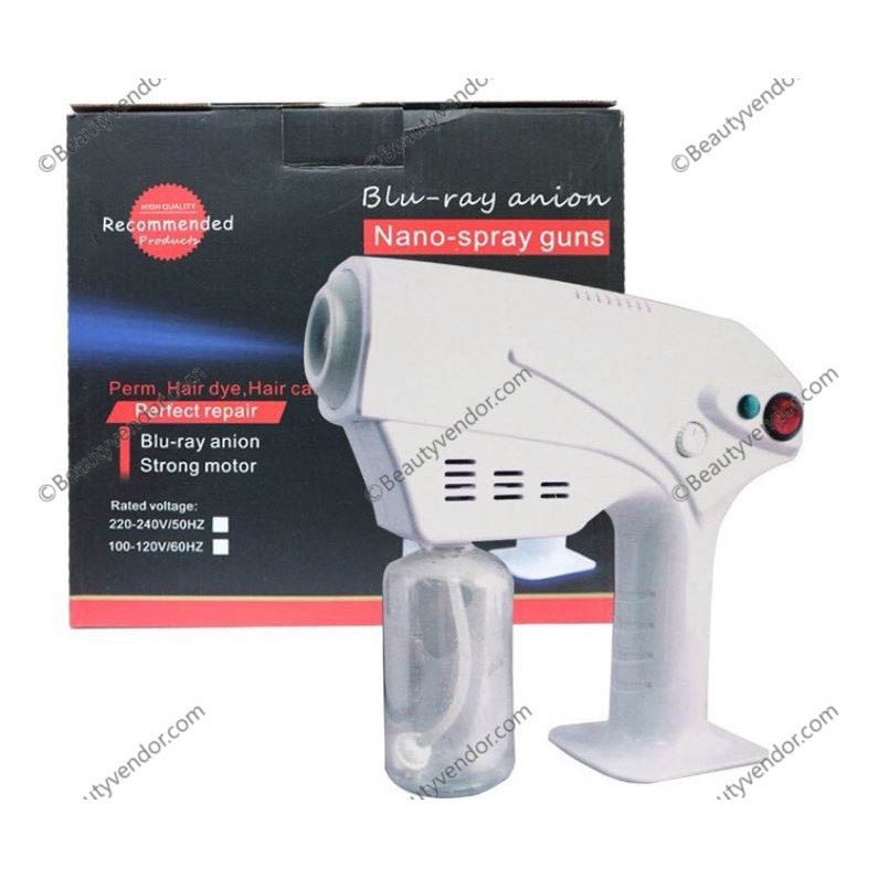 🔥ถูกที่สุด เครื่องพ่นสปานาโน เครื่องสปาผม Nano Spray Gun Bluray Anion มีประกัน แสงสีฟ้า สปาผม เคราติน พ่นน้ำยา ฆ่าเชื้อ