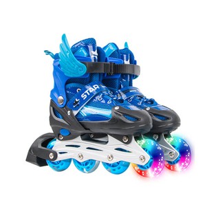 รองเท้าสเก็ต โรลเลอร์เบลด Roller Skate D202 - Blue