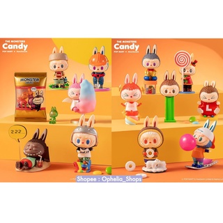 [แบบแยก] POP MART Labubu The Monsters Candy series 🍭🍬 ลิขสิทธิ์แท้ Kasing Lung PopMart How2work ของสะสม Zimomo ขนม