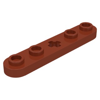 [024] ชิ้นส่วนเลโก้ Lego Part Technic, Plate 1 x 5 with Smooth Ends, 4 Studs and Center Axle Hole(32124) ราคา/ชิ้น