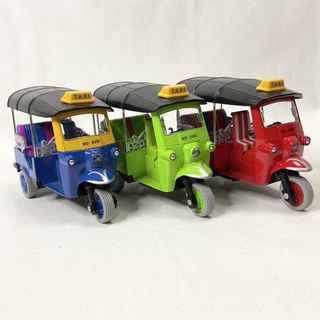รถโมเดลเหล็ก รถตุ๊กตุ๊ก tuktuk ตุ๊กๆ รถตุ๊กๆ thailand ขนาด 7.7 cm🛺😍🎉