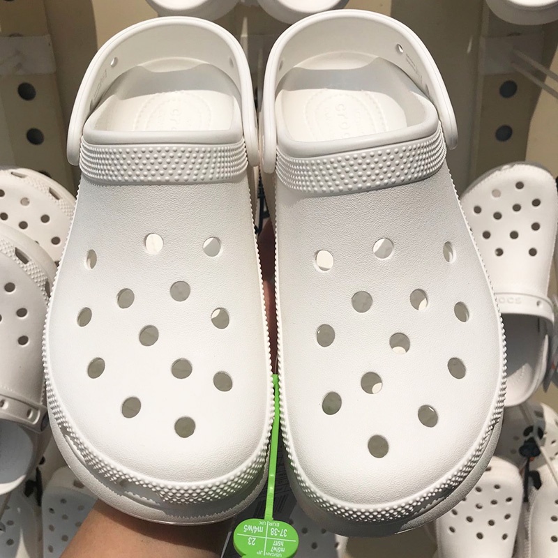 cross แท้ CLASSIC CRUSH CLOG รองเท้า cross แท้ผู้หญิง ส้นหนา 7 ซม. เสริมส้น เหมาะกับเดินชายหาด สไตล์คลาสสิก สําหรับผู้หญิง 207521