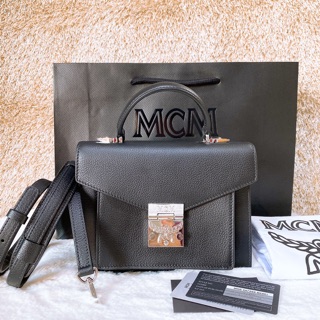 (ผ่อน0%)📌แท้💯 Mcm Patricia Satchel Size s 8” (ไม่แท้คืนเงิน)