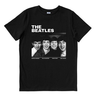 เสื้อยืดโอเวอร์ไซส์The BEATLES - ต้นสีดํา | เสื้อยืด พิมพ์ลายวงดนตรี | เพลงเมอร์ช | Unisex | เสื้อยืด พิมพ์ลายดนตรี | ร็