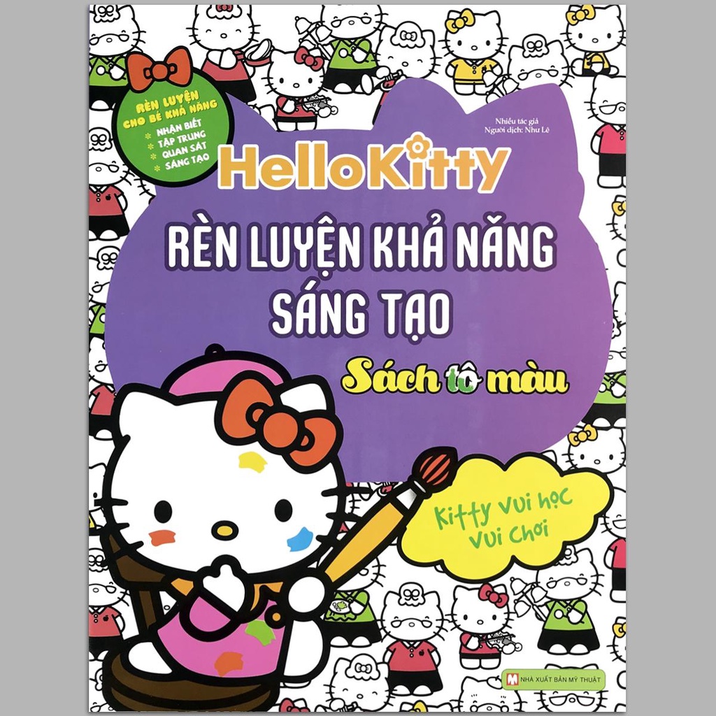 หนังสือ - Hello Kitty - ความคิดสร ้ างสรรค ์ ของรถไฟ - Happy Kitty Learn To Play ( สมุดระบายสีสําหรับเด ็ ก 3 ปีขึ ้ นไป )