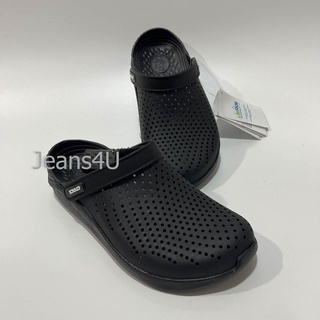 รองเท้าแตะแบบสวม Crocs Lite Rite สีดำล้วน สวย ใส่ไม่เลอะ ไซส์ 36---45 มีพร้อมส่ง
