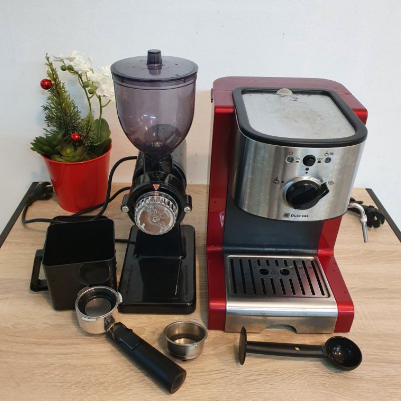 ส่งฟรี!! Duchess เครื่องชงกาแฟสด CM5000B + เครื่องบดเมล็ดกาแฟ