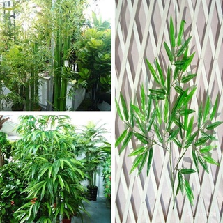 10pcs Artificial Bamboo Leaf Plants Leaves Decoration Home Plastic Tree Decoration Branches E2Z3母婴/手链/生菜/儿童/花园/园艺/鲜花/头饰/