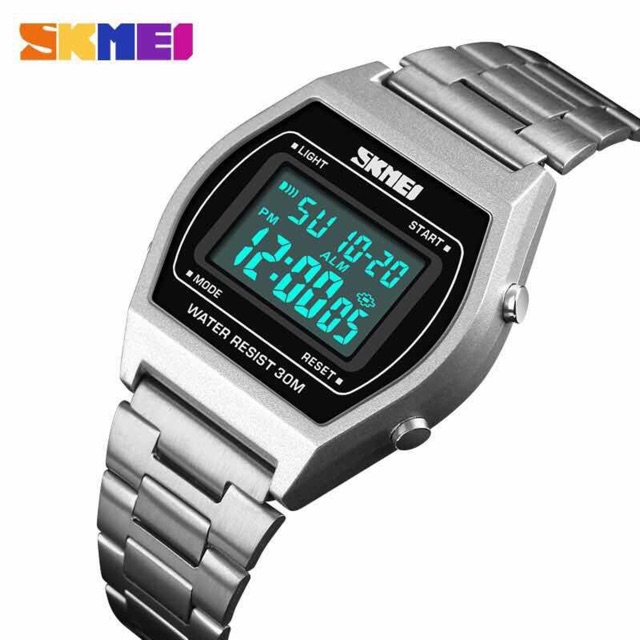 🔥ลดกระหน่ำ🔥 นาฬิกา SKMEI รุ่น 1328 สินค้าแท้ 💯%  มีเก็บปลายทาง พร้อมกล่องเหล็กครบชุด
