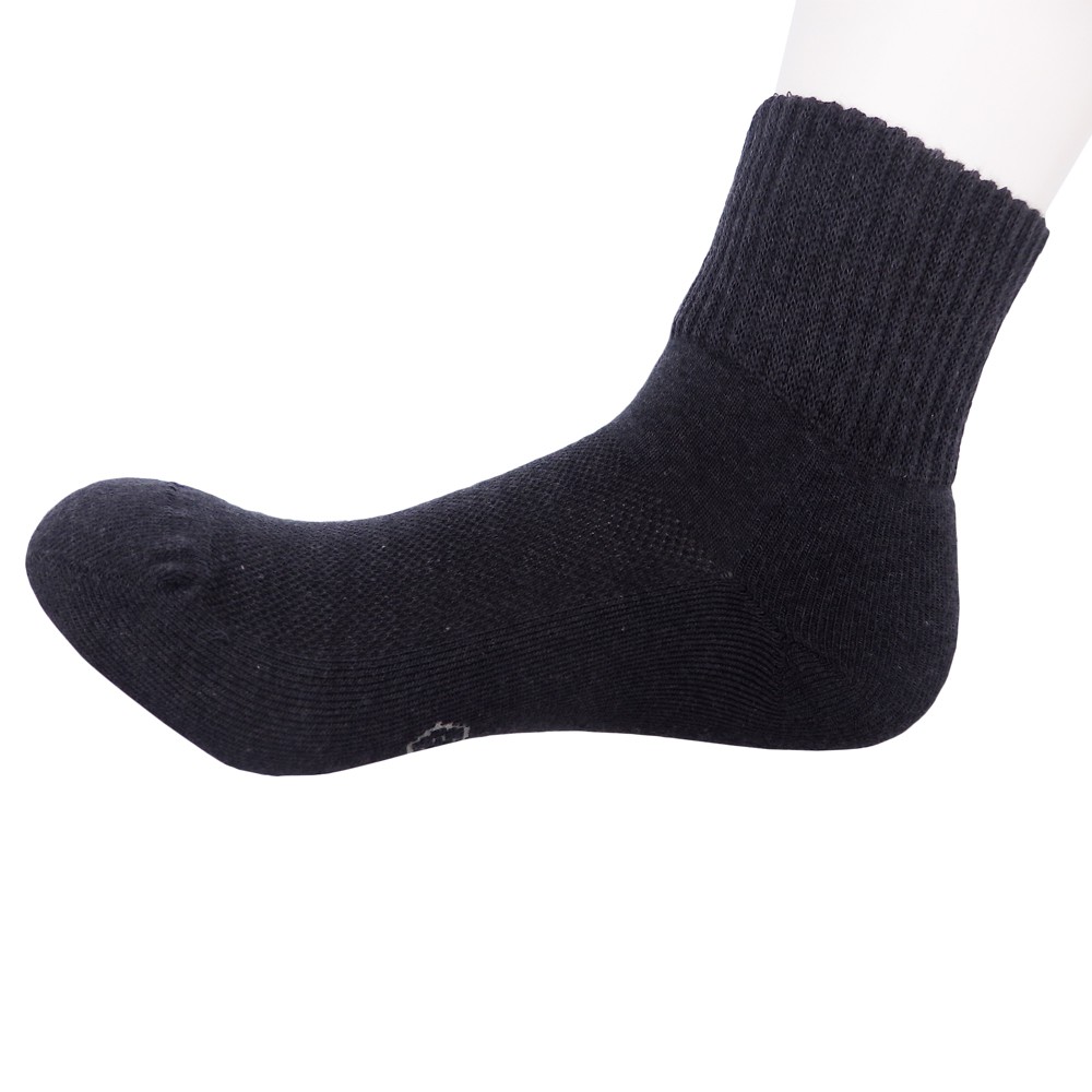 ถุงเท้าเพื่อสุขภาพสำหรับ ผู้สูงอายุ และผู้ป่วยเบาหวานรุ่นใหม่ ข้อยาว ยกเว้นสีกรมท่า  (เลือกขนาด, เลือกสี) แพ็ค 3 - รูปที่ 5