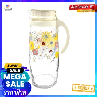 เหยือกแก้ว OCEAN GLASS MEADOW FLOWER 1.66 ลิตร สีเหลืองGLASS PITCHER OCEAN GLASS MEADOW FLOWER 1.66L YELLOW