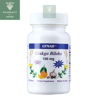 Lynae ginkgo biloba 100 mg. 100 tablets กิงโก