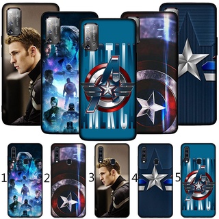 ใหม่ เคสโทรศัพท์มือถือนิ่ม ลายกัปตันอเมริกา Marvel สําหรับ Vivo Y19 Y20 Y30 Y50 Y70 2020 V19 V20 SE V21 S7 Y11s Y20i Y20s XOR31