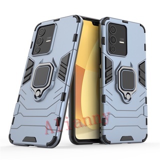 เคส Vivo V23 5G พลาสติกแบบแข็ง Shockproof Phone Case Back Cover Vivo V23 5G VivoV23 กรณี ฝาครอ