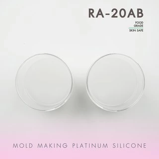 ยางซิลิโคน FOOD GRADE : (RA-20AB) เนื้อนิ่ม ใช้ทำแม่พิมพ์ขนม แม่พิมพ์อาหาร เหมาะสำหรับทำพิมพ์ชิ้นเล็กๆ (ชุด 1 กก.)