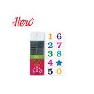 Hero Number Rubber Stamp ตรายางตัวเลข DG-N5-10