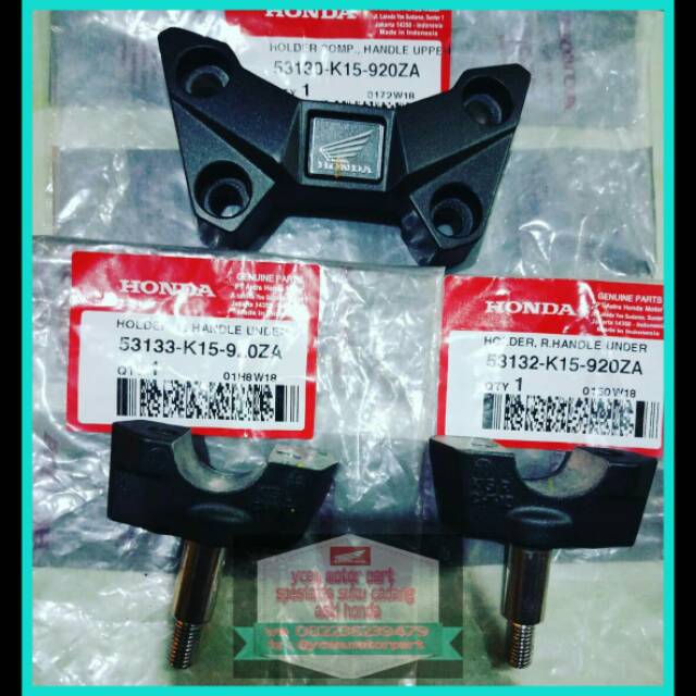 ชุดยึดพวงมาลัย (Upper Handle Holder Under) Cb 150R led 53130K15920ZA