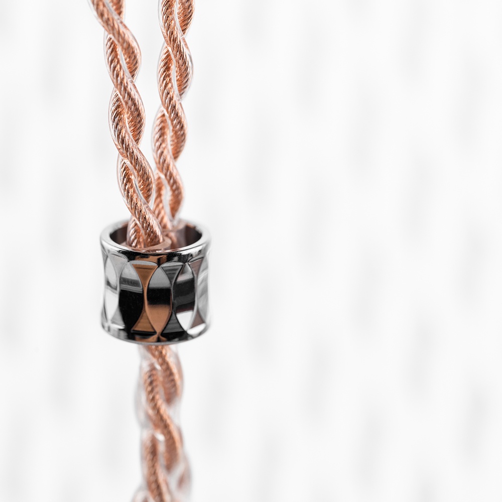 Moondrop Line T อัพเกรดสายหูฟัง 6N คริสตัลทองแดงสายปลั๊ก 4.4 มม. 0.78 มม.2Pin Connector