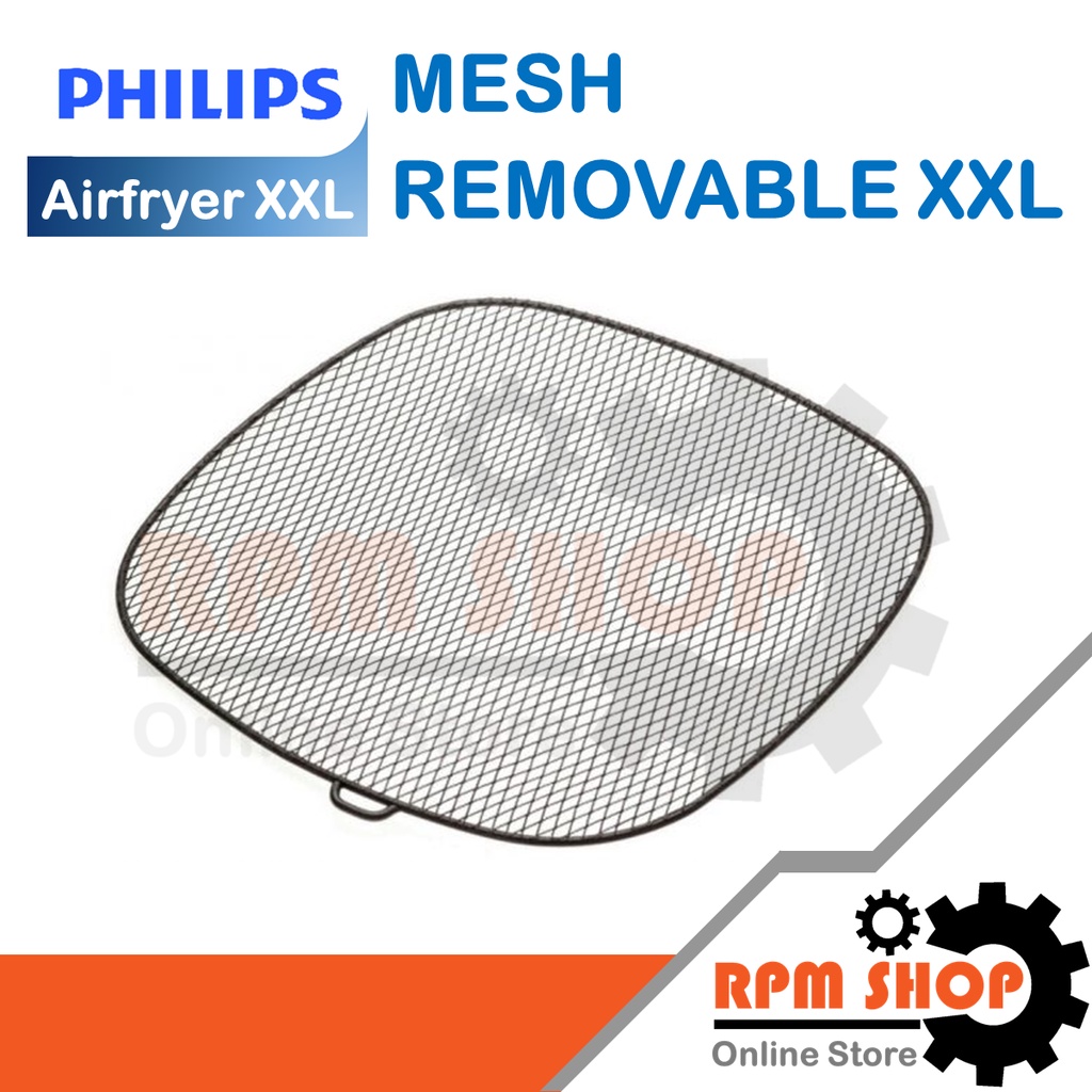 MESH REMOVABLE XXL อะไหล่แท้สำหรับหม้อทอดไร้น้ำมัน Philips Air Fryer  สำหรับรุ่น HD9650 และ HD9860 (420303620271)