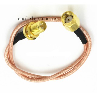 1pc RP-SMA Female To RP-SMA Male Connector RF Pigtail RG316 WIFI Extension Cable 10cm 15cm 20cm 30cm 50cm 1/2/3/5m