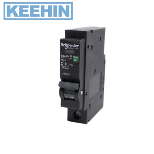 ลูกย่อยเซอร์กิตเบรกเกอร์ QO110VSC6T 1P 10A 240V 6KA Sub-circuit breaker QO110VSC6T 1P 10A 240V 6KA