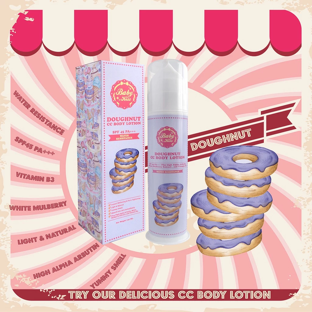 Baby Kiss Doughnut CC Body Lotion SPF45