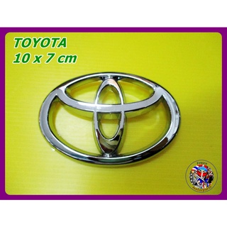 โลโก้ โตโยต้า ขนาด 10x 7 cm     - TOYOTA Logo Badge Emblem