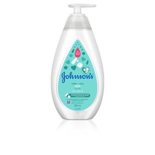 ครีมอาบน้ำจอนห์สัน เบบี้ ครีมอาบน้ำ มิลค์ + ไรซ์ บาธ Johnsons Body wash Milk + Rice Bath 500 ML