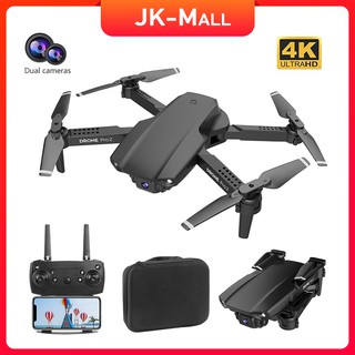 E99 PRO RC โดรน 4K HD กล้องคู่ WiFi FPV แบบพับเก็บได้ Automatic Return Professional Aerial Drone K3 Dron ของเล่นของขวัญ