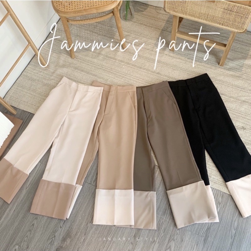 กางเกง twotone จากร้าน january_style