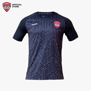 Muangthong United : เสื้อซ้อมเมืองทองยูไนเต็ด สีดำ : Training Jersey BLACK2021-22