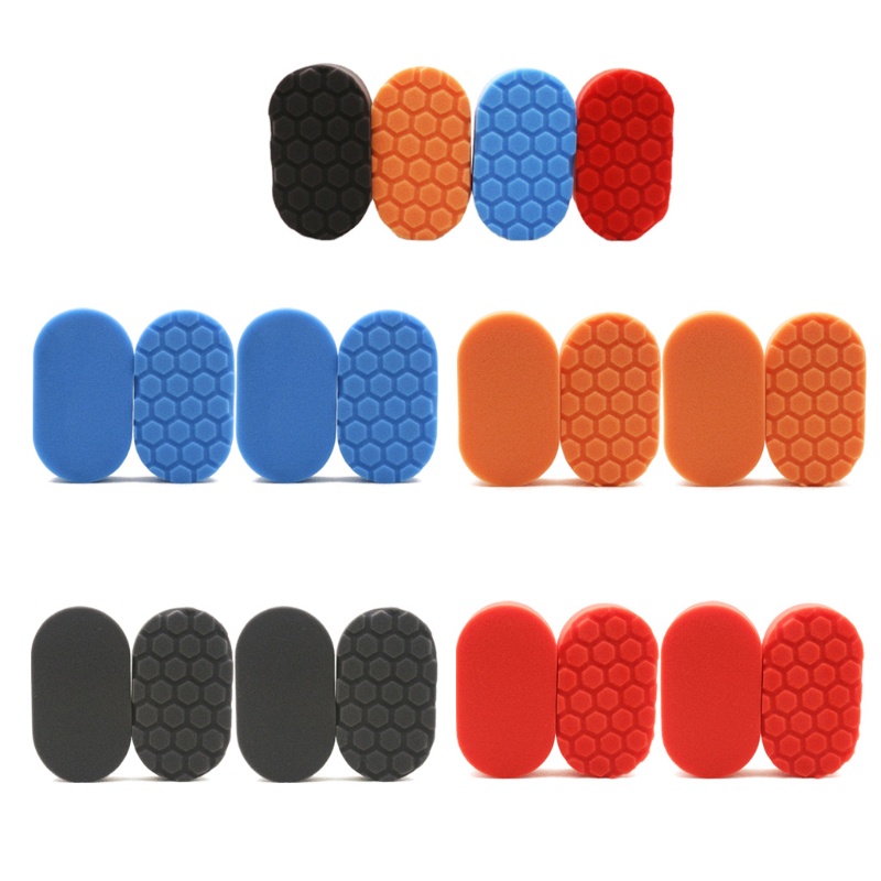 Yo 4 ชิ้นคุณภาพฟองน้ําล้างรถมัลติฟังก์ชั่นฟองน้ําขัดสองด้าน