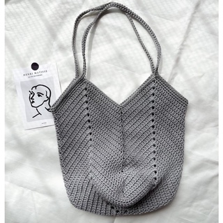 กระเป๋าถักมือ เชือกร่ม🧶