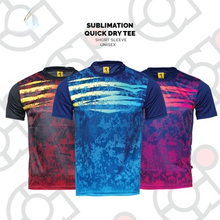 เสื้อกีฬาแขนสั้น ลาย Jersey Sublimation Suite สีแดง สีฟ้า