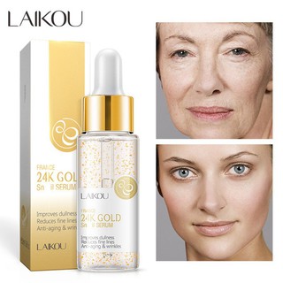 Exo Laikou 24 K Gold Elixir เซรั่มบํารุงผิวหน้าควบคุมความมันให้ความชุ่มชื้น 30 มล .