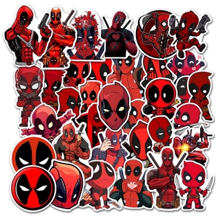 MARVEL สติ๊กเกอร์ลายการ์ตูนซูเปอร์ฮีโร่สําหรับตกแต่ง 35 ชิ้น