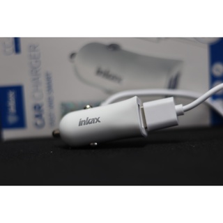 Inkax 2.4A Universal Dual USB รถชาร์จโทรศัพท์มือถือแบบพกพา Car Charger อะแดปเตอร์สำหรับทุกรุ่น