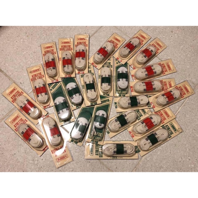 เชือกถักรองเท้า Converse made in USA ปี70"s (เชือกงานเหมือน)