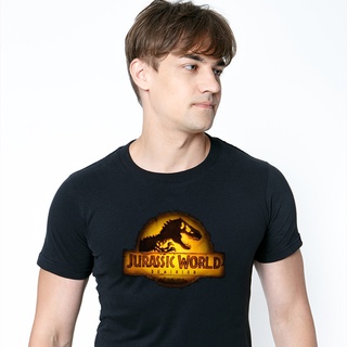 เสื้อยืด จูราสสิค เวิลด์ ทวงคืนอาณาจักร Jurassic World Dominion ภาพยนต์ ผ้าดี Cotton100% หนานุ่มใส่สบาย