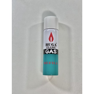 BUGA FLAME GAS แก๊สกระป๋อง แก๊สเติมไฟแช็ค 75ml (1ป๋องเล็ก)