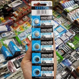 (5ก้อน) ถ่านกระดุม Maxell SR927SW 1แพค 5ก้อน